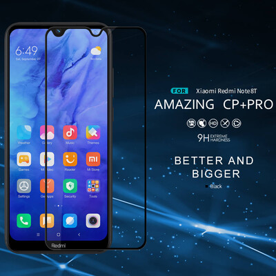 Защитное стекло Nillkin CP+ Pro Black для Xiaomi Redmi Note 8T(5)