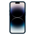 Пластиковый чехол с пластиной Magsafe Nillkin Super Frosted Shield Pro Magnetic Case Синий для Apple iPhone 14 Pro(#2)