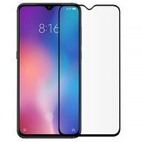 Противоударное защитное стекло Full Glue 0.3mm черное для Xiaomi Mi9