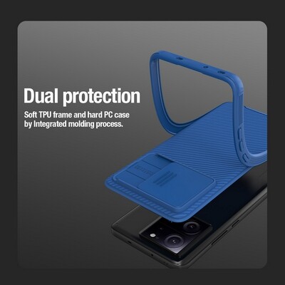 Чехол-накладка Nillkin CamShield Pro Черная для Xiaomi 13T Pro(6)