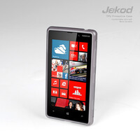 Силиконовый чехол накладка Jekod Black для Nokia Lumia 820