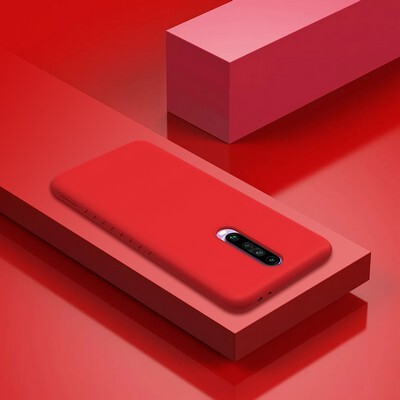 Силиконовый бампер Nillkin Rubber-wrapped Protective Case Красный для Xiaomi Redmi K30 (Poco X2)(3)