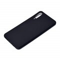 Силиконовый чехол TPU Matte Case 1mm черный для Samsung Galaxy A7 (2018)(#3)