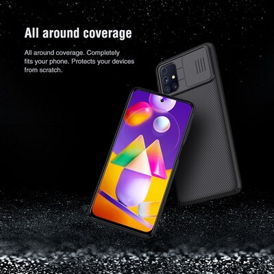 Чехол-накладка Nillkin CamShield черная для Samsung Galaxy M31s(5)