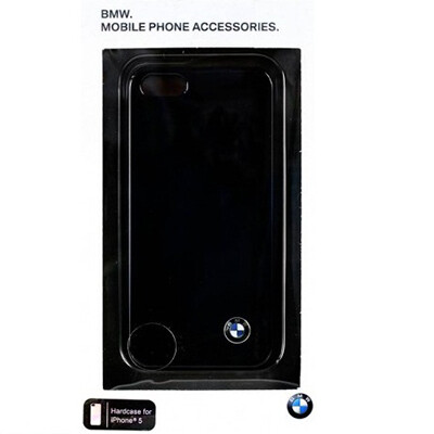 Пластиковый чехол BMW (BMHCP5SB_7) Black для Apple iPhone 5/5s/SE(2)