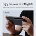 Пластиковый чехол с пластиной Magsafe Nillkin Super Frosted Shield Pro Magnetic Case Синий для Apple iPhone 15 Pro Max(#7)
