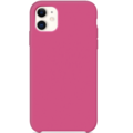 Силиконовый чехол красно-розовый для Apple iPhone 11(#3)