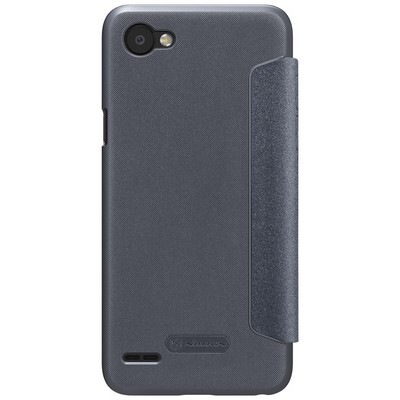 Полиуретановый чехол книга Nillkin Sparkle Leather Case Black для LG Q6(2)