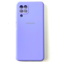 Силиконовый чехол Silicone Case лавандовый для Samsung Galaxy M32