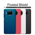 Пластиковый чехол с подставкой Nillkin Super Frosted Shield Черный для Xiaomi Mi10T Lite(#5)
