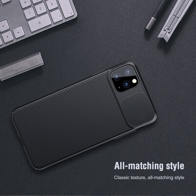 Чехол-накладка Nillkin CamShield розовая для Apple iPhone 11 Pro(12)