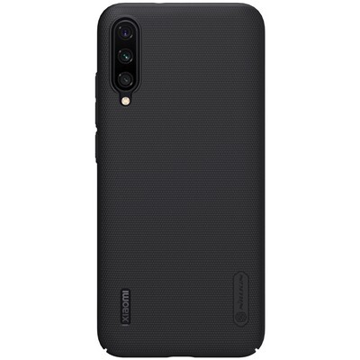 Пластиковый чехол с подставкой Nillkin Super Frosted Shield Черный для Xiaomi Mi A3(1)