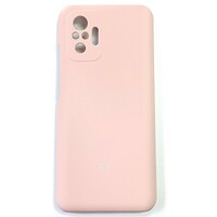 Силиконовый чехол Silicone Case светло-розовый для Xiaomi Redmi Note 10 Pro