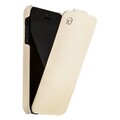 Кожаный чехол HOCO Lizard pattern Leather Case White для Apple iPhone 5/5s/SE(#1)