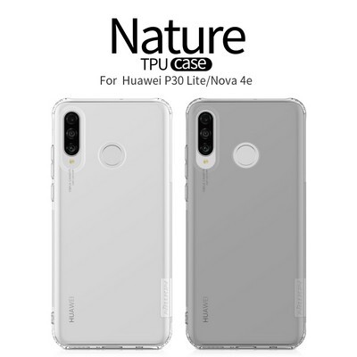 Силиконовый чехол Nillkin Nature TPU Case Прозрачный для Huawei P30 Lite(4)