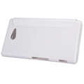 Полиуретановый чехол Nillkin Sparkle Leather Case White  для Sony Xperia M2 Dual S50h(#4)