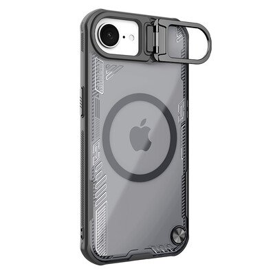 Магнитная накладка Nillkin Iceblade Prop Magnetic Case Черная для Apple iPhone 16e(3)
