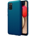 Пластиковый чехол с подставкой Nillkin Super Frosted Shield Синий для Samsung Galaxy M02s(#3)