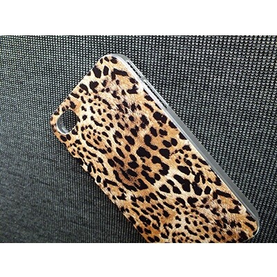 Пластиковый чехол Leopard Print Brown для Apple iPhone 4/4S(4)