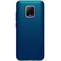 Пластиковый чехол с подставкой Nillkin Super Frosted Shield Синий для Xiaomi Redmi 10X 5G ( 10X Pro 5G)