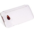 Кожаный чехол-книга HOCO Crystal leather Case White для HTC Butterfly S(#4)