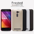 Пластиковый чехол с пленкой Nillkin Super Frosted Shield Red для Asus ZenFone 2 ZE500CL(#4)