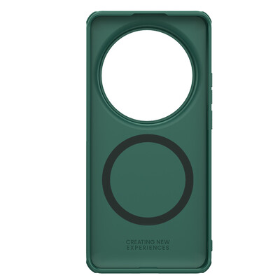 Пластиковый чехол с пластиной Magsafe Nillkin Super Frosted Shield Pro Magnetic Case Зеленый для Xiaomi 15 Ultra(3)