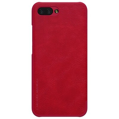 Кожаный чехол Nillkin Qin Leather Case Красный для Huawei Honor 10(2)