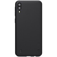 Пластиковый чехол с подставкой Nillkin Super Frosted Shield Черный для Samsung Galaxy M10