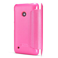 Полиуретановый чехол Nillkin Sparkle Leather Case Rose для Nokia Lumia 530