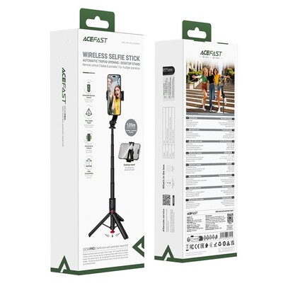 Трипод селфи-палка Acefast E42 selfie stick with automatic tripod(11)