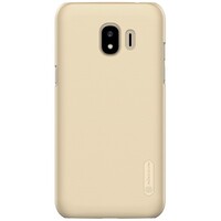 Пластиковый чехол с пленкой Nillkin Super Frosted Shield Золотой для Samsung Galaxy J2 (2018)