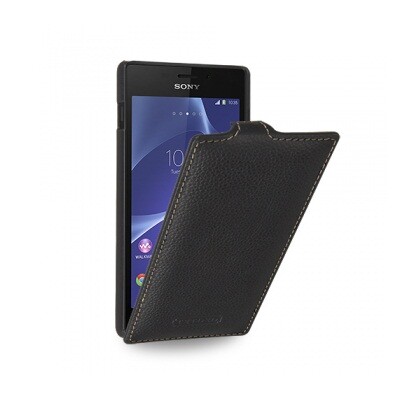Кожаный чехол Sipo V Series Black для Sony Xperia E4G(1)