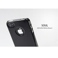Пластиковый чехол SGP Ultra Thin Air Vivid Series Black для Apple iPhone 4/4S(#2)
