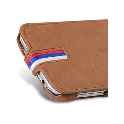 Кожаный чехол Melkco Premium Classic Vintage Brown для Samsung i9500 Galaxy S4(3)