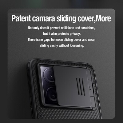 Чехол-накладка Nillkin CamShield Pro Черная для Xiaomi 13T Pro(3)