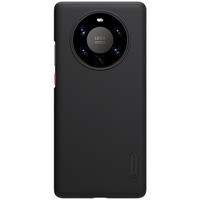 Пластиковый чехол с подставкой Nillkin Super Frosted Shield Черный для Huawei Mate 40 Pro Plus