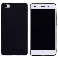 Силиконовый бампер Becolor TPU Case 1mm Black Mate для Huawei Ascend P8 Lite