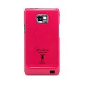 Пластиковый чехол накладка Melkco Formula Cover Pink для Samsung i9100 Galaxy S2(#1)