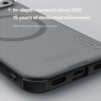 Пластиковый чехол с пластиной Magsafe Nillkin Super Frosted Shield Pro Magnetic Case Прозрачный  для Google Pixel 10 Pro XL(8)