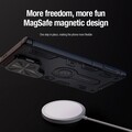 Противоударная-накладка с пластиной MagSafe Nillkin CamShield Armor Prop Magnetic Case Синяя для Samsung Galaxy S24 Ultra(#7)