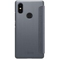 Полиуретановый чехол книга Nillkin Sparkle Leather Case Черный для Xiaomi Mi8 SE(#2)