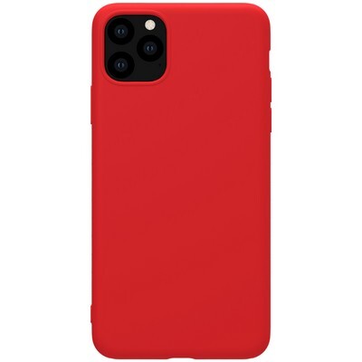 Силиконовый бампер Nillkin Rubber-wrapped Protective Case Красный для Apple iPhone 11 Pro(1)