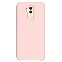 Силиконовый чехол Silicone Case розовый для Huawei Mate 20 Lite