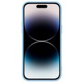 Силиконовая накладка с пластиной Magsafe Nillkin CamShield Silky Magnetic Silicone Case Голубая для Apple iPhone 14 Pro(#2)