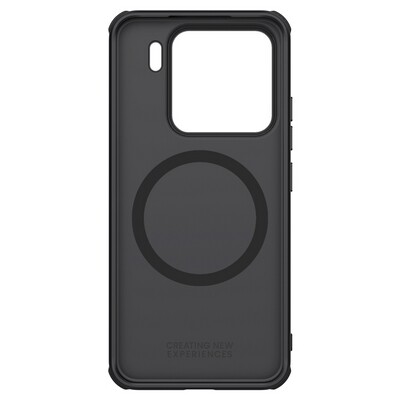 Пластиковый чехол с пластиной Magsafe Nillkin Super Frosted Shield Pro Magnetic Case Черный для Xiaomi 15(3)