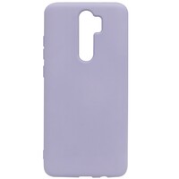 Силиконовый чехол Silicone Case сиреневый для Xiaomi Redmi Note 8 Pro