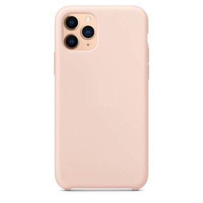 Силиконовый чехол розовый для Apple iPhone 11 Pro Max(2)