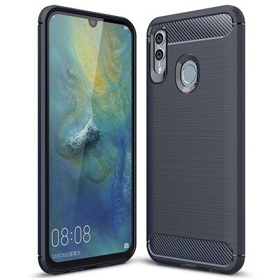 Защитный чехол UniCase Carbon синий для Huawei P Smart 2019\ Honor 10 Lite(1)