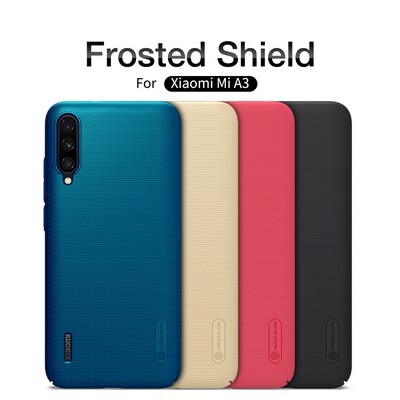 Пластиковый чехол с подставкой Nillkin Super Frosted Shield Красный для Xiaomi Mi A3(5)
